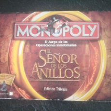 Juegos de mesa: MONOPOLY SEÑOR DE LOS ANILLOS, PARKER