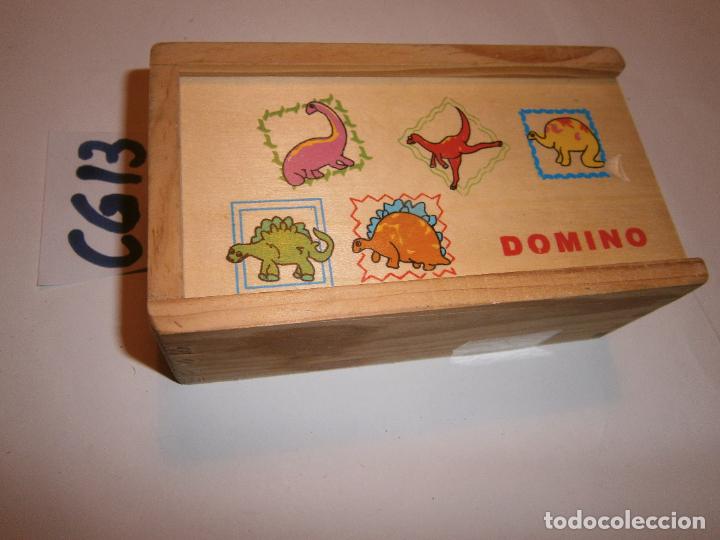 Juegos de mesa: ANTIGUO DOMINO DINOSAURIOS (C 6.7) - Foto 1