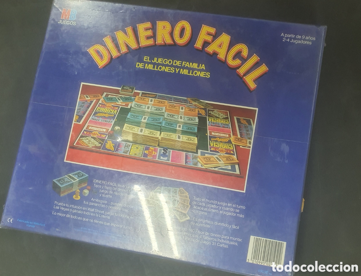 Juegos de mesa: Juego dinero f&aacute;cil mb precintado - Foto 3