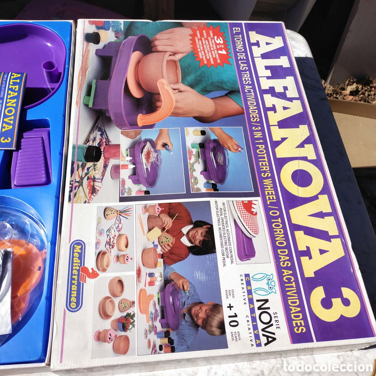 Juegos de mesa: Alfanova 3 juego vintage de tornos - Foto 3