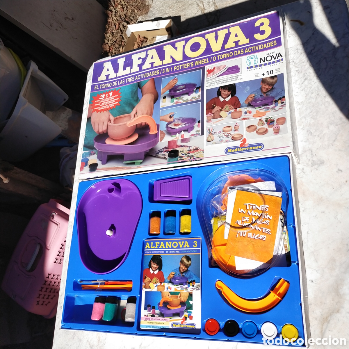 Juegos de mesa: Alfanova 3 juego vintage de tornos - Foto 4
