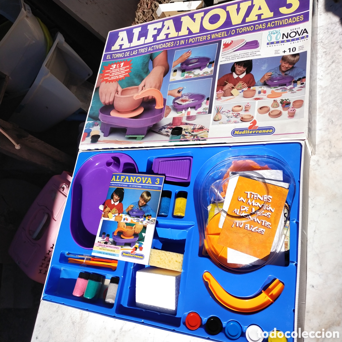 Juegos de mesa: Alfanova 3 juego vintage de tornos - Foto 1