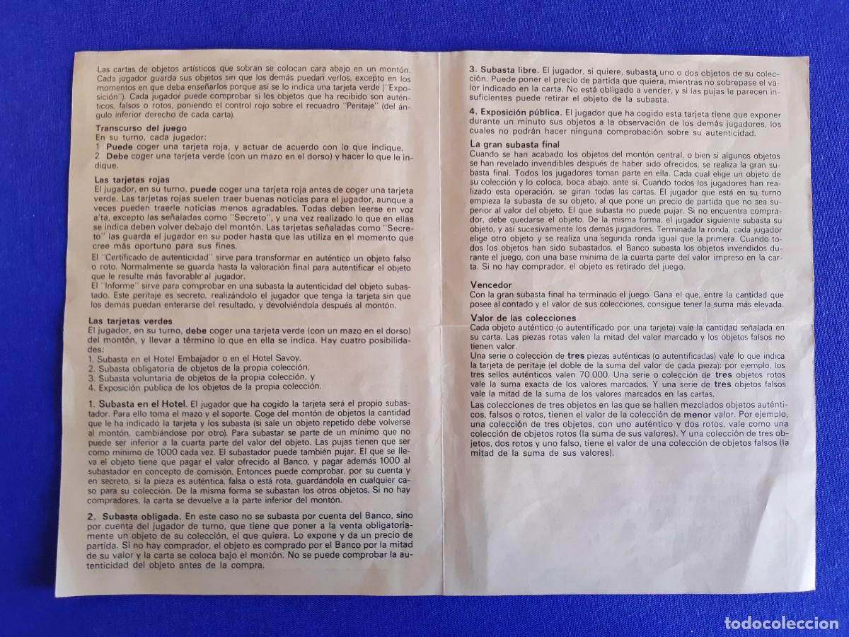 Juegos de mesa: Juego de mesa Subasta. - Foto 4