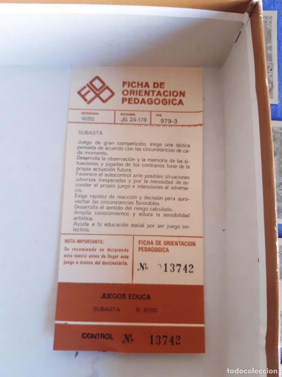 Juegos de mesa: Juego de mesa Subasta. - Foto 16