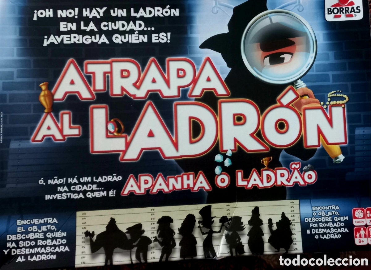 Juegos de mesa: ATRAPA AL LADR&Oacute;N. BORRAS - Foto 1