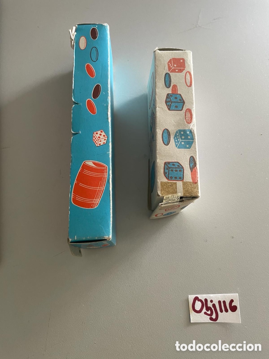 Juegos de mesa: Juego de parch&iacute;s y oca m&aacute;s complementos antiguos - Foto 7