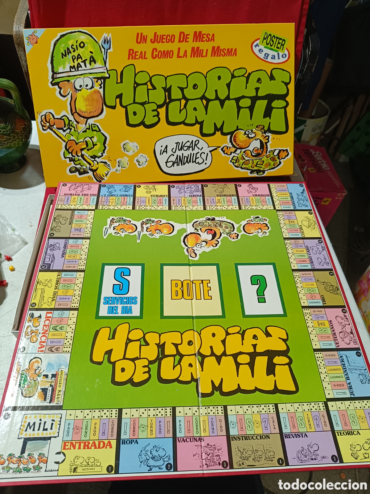 Jeux de table: Juego de mesa HISTORIAS DE LA MILI COMPLETO