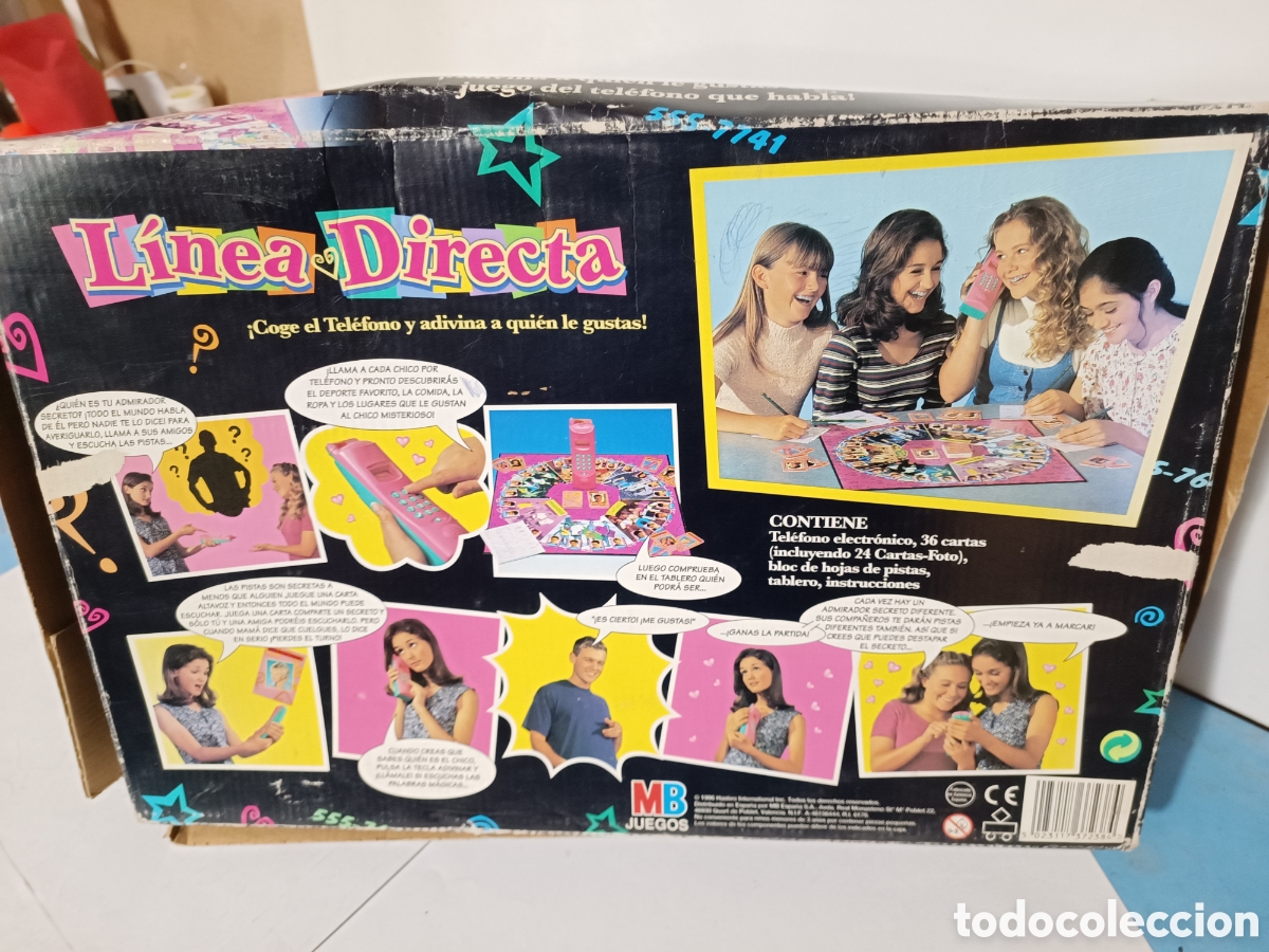 Juegos de mesa: Juego de mesa L&iacute;nea directa MB a&ntilde;os 80 - Foto 11