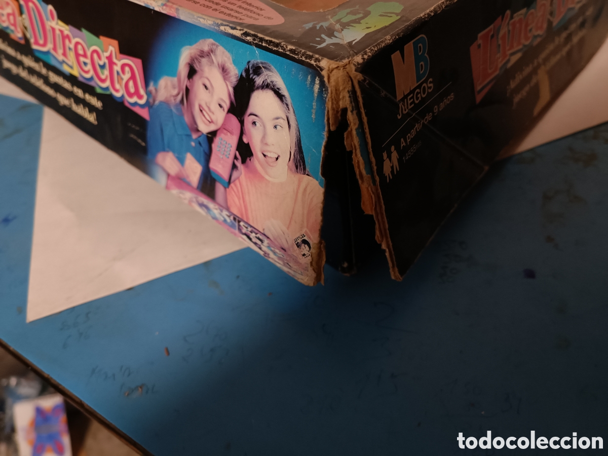 Juegos de mesa: Juego de mesa L&iacute;nea directa MB a&ntilde;os 80 - Foto 13