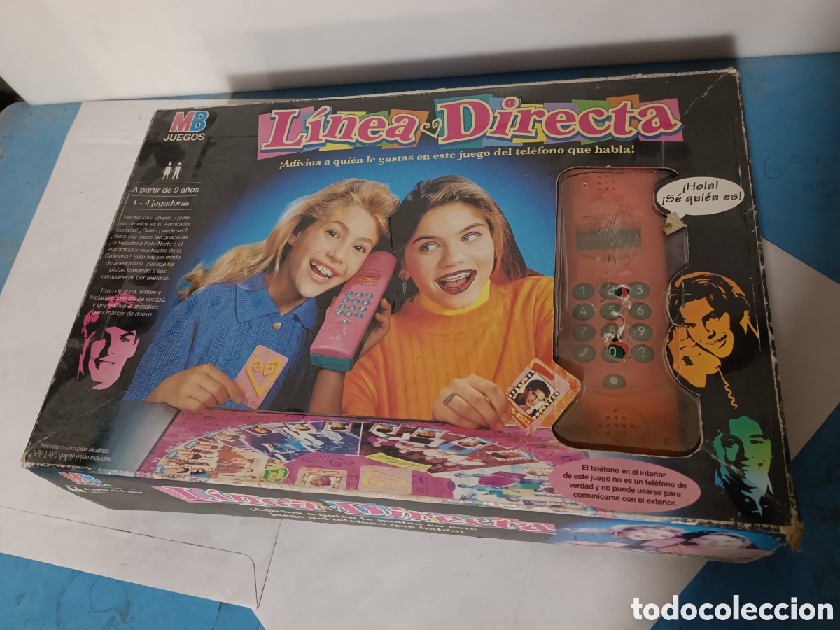 Juegos de mesa: Juego de mesa L&iacute;nea directa MB a&ntilde;os 80 - Foto 1