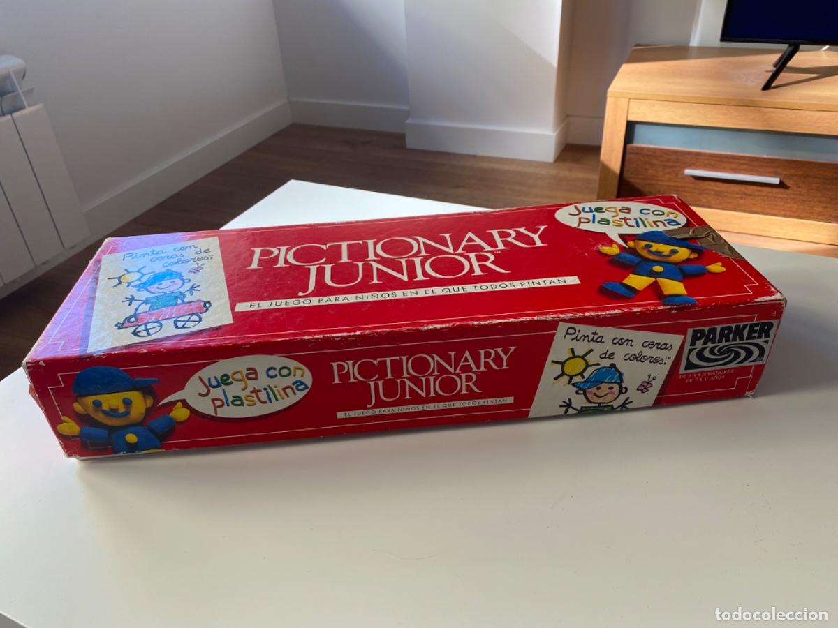 Juegos de mesa: Pictionary junior pintar y plastilina de Parker - Foto 1