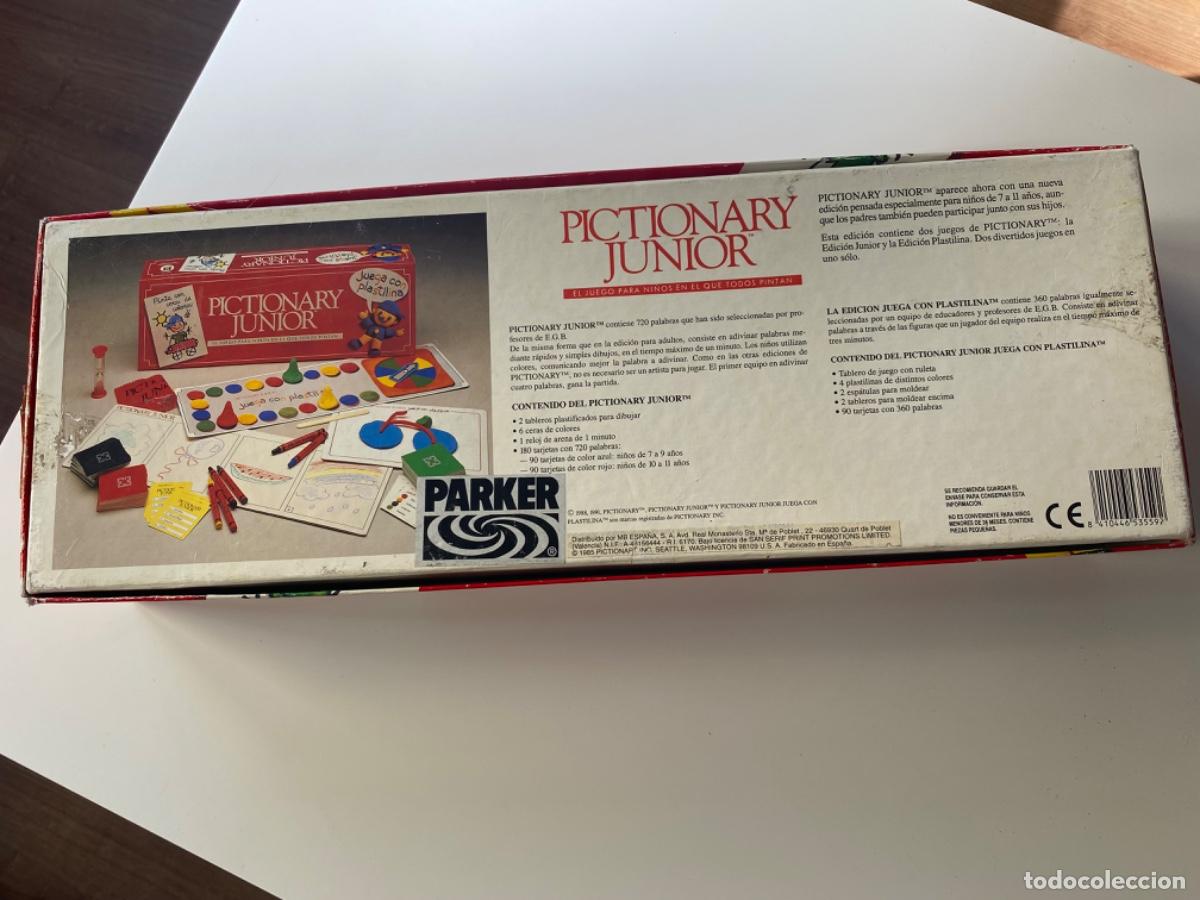 Juegos de mesa: Pictionary junior pintar y plastilina de Parker - Foto 5