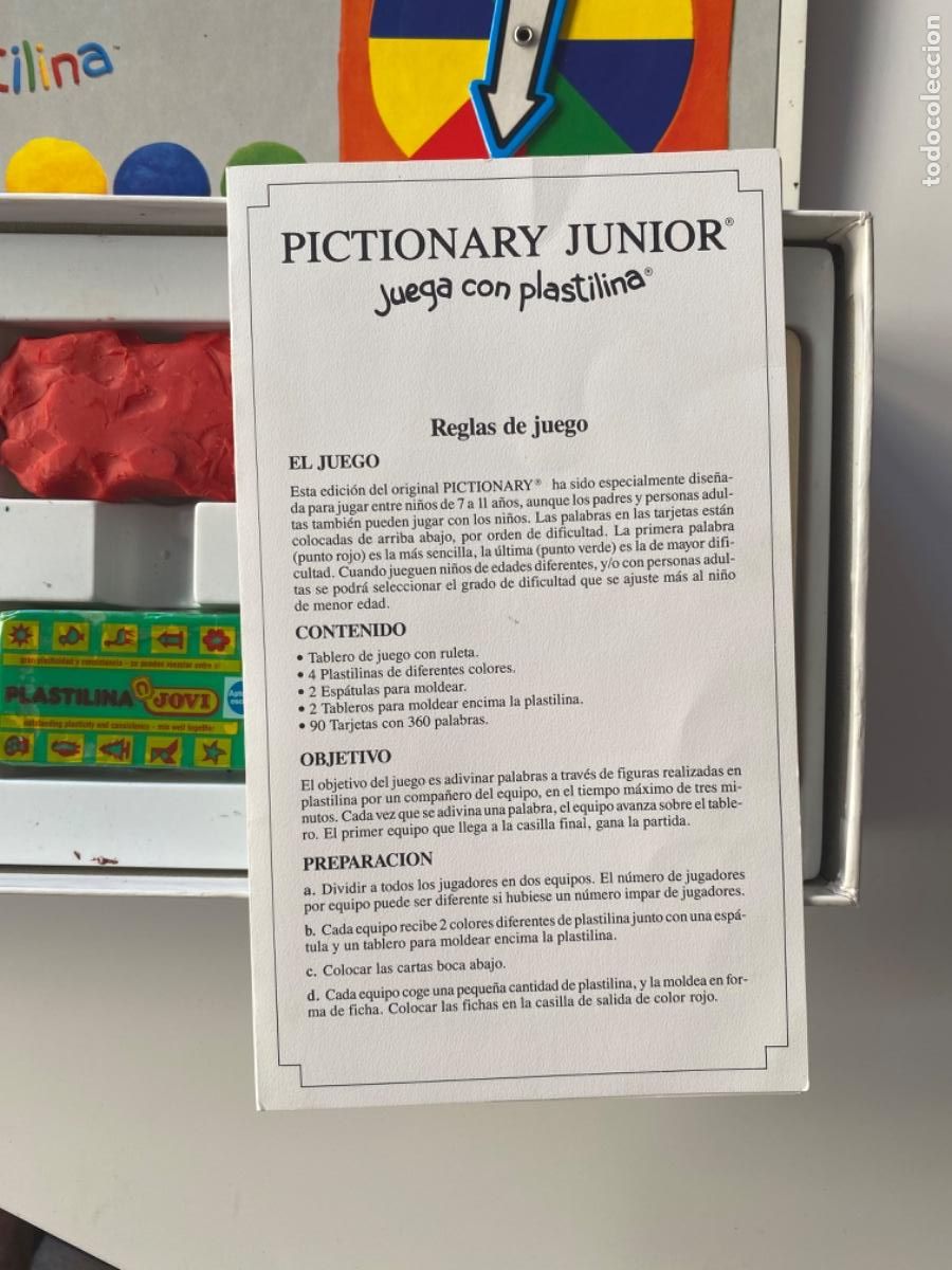 Juegos de mesa: Pictionary junior pintar y plastilina de Parker - Foto 10
