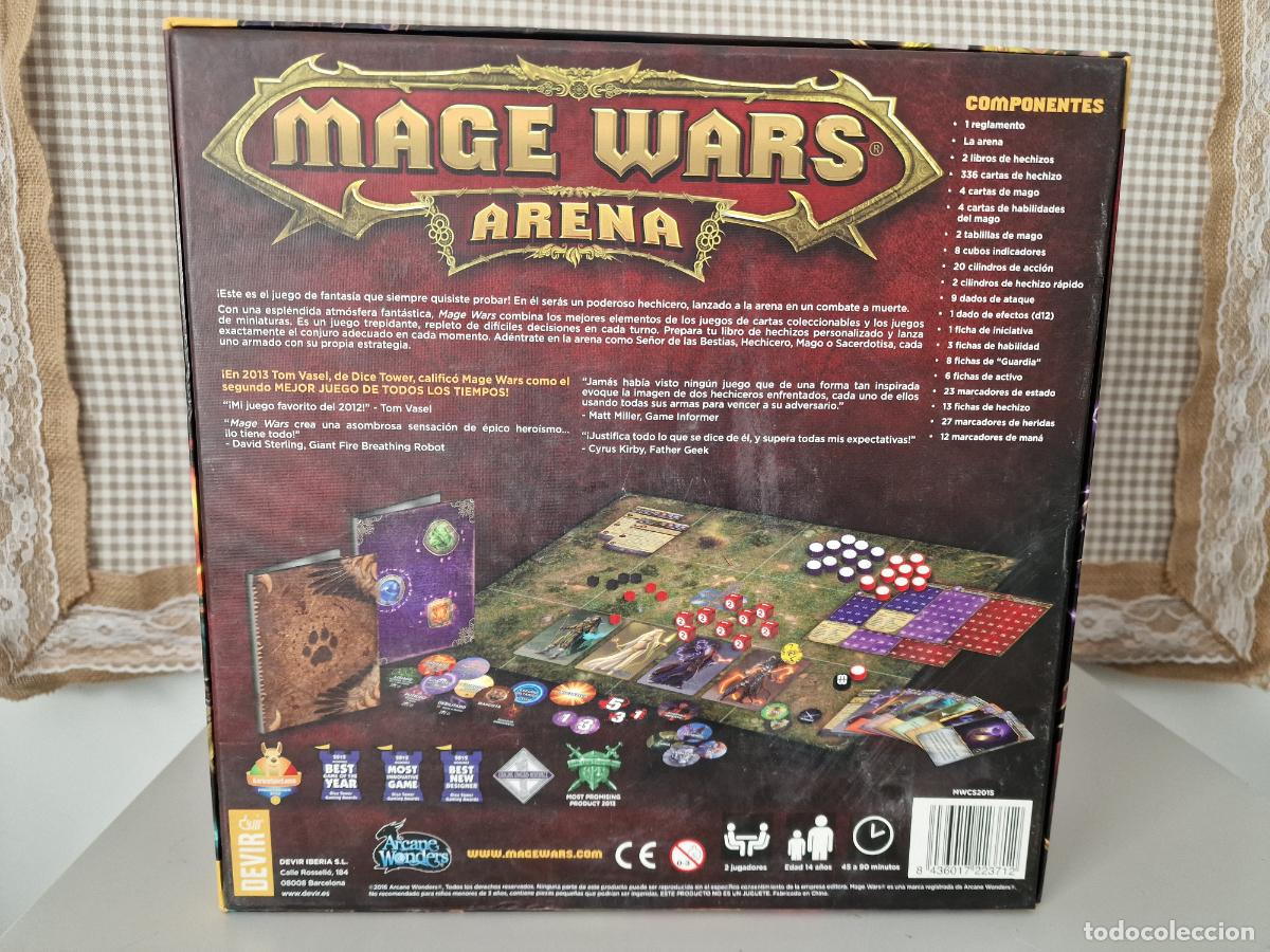 Juegos de mesa: JUEGO DE MESA DEVIR MAGE WARS ARENA - Foto 9