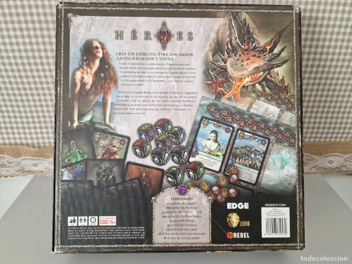 Juegos de mesa: JUEGO DE MESA EDGE HEROES INCOMPLETO - Foto 9