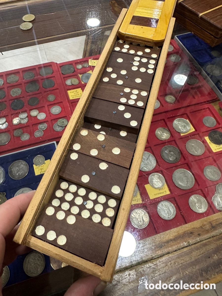Juegos de mesa: Bonito domino con piezas de madera - Foto 2