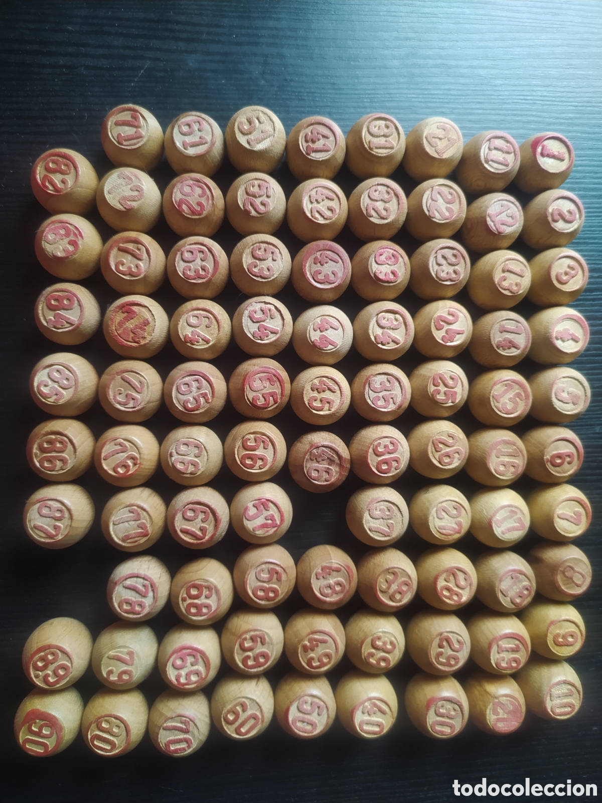 Juegos de mesa: Bolas de bingo de madera - Foto 1