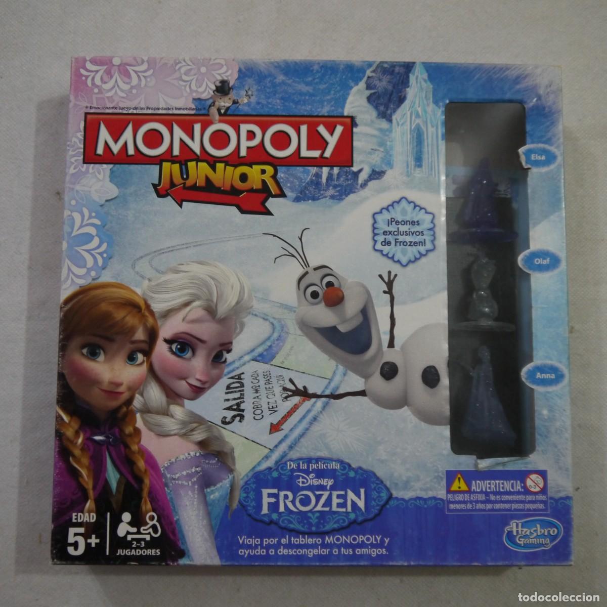 Juegos de mesa: MONOPOLY JUNIOR DE LA PEL&Iacute;CULA FROZEN - HASBRO - 2014 - Foto 1