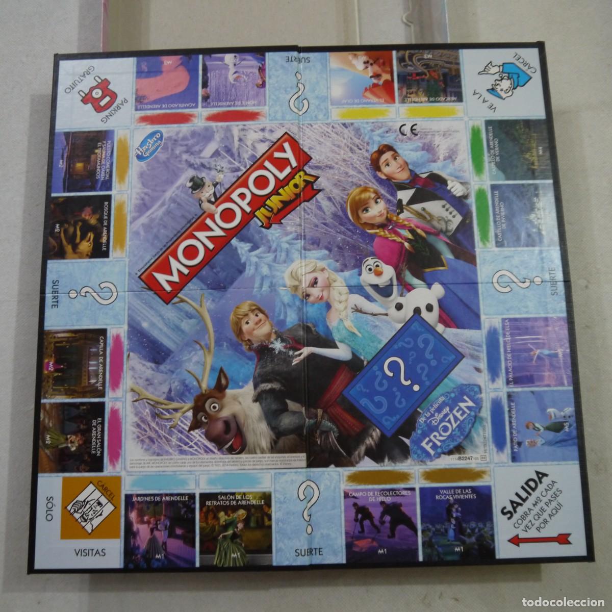 Juegos de mesa: MONOPOLY JUNIOR DE LA PEL&Iacute;CULA FROZEN - HASBRO - 2014 - Foto 7