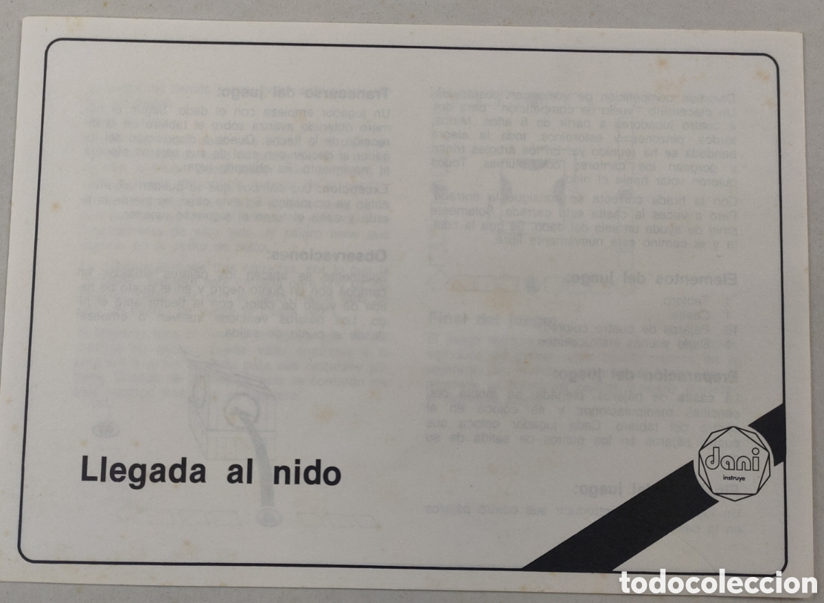 Juegos de mesa: Antiguo juego Llagada al nido - Foto 6
