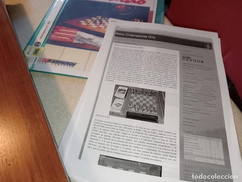 Juegos de mesa: AJEDREZ SAITEK LEONARDO KASPAROV - Foto 8