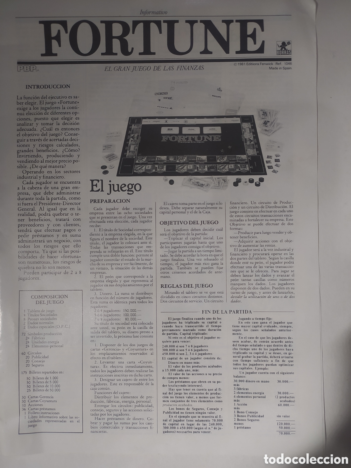 Juegos de mesa: Fortune el gran juego de los negocios - Foto 7