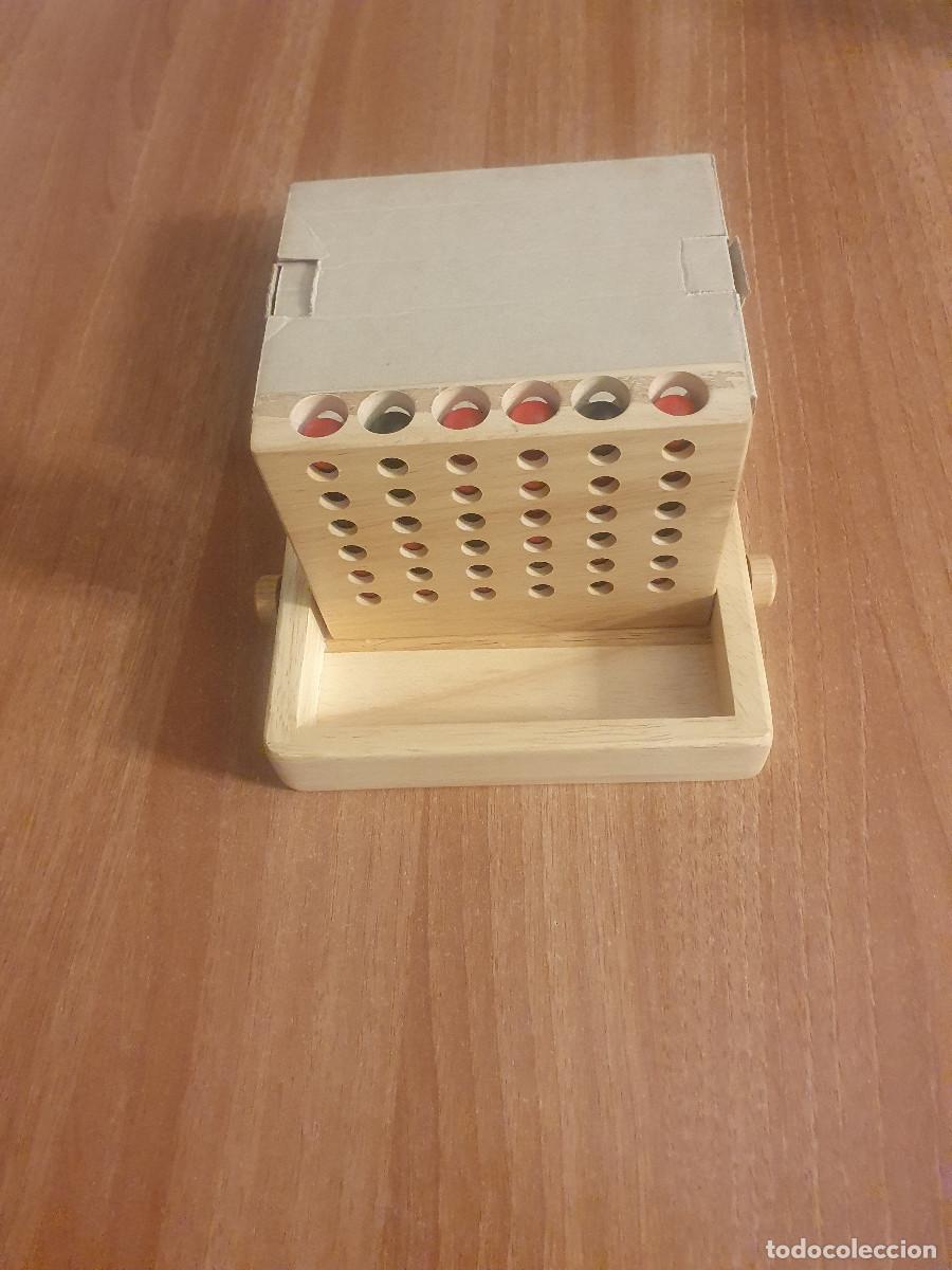 Juegos de mesa: JUEGO 4 EN RALLA DE MADERA. - Foto 1