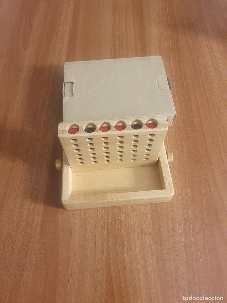 Juegos de mesa: JUEGO 4 EN RALLA DE MADERA. - Foto 2