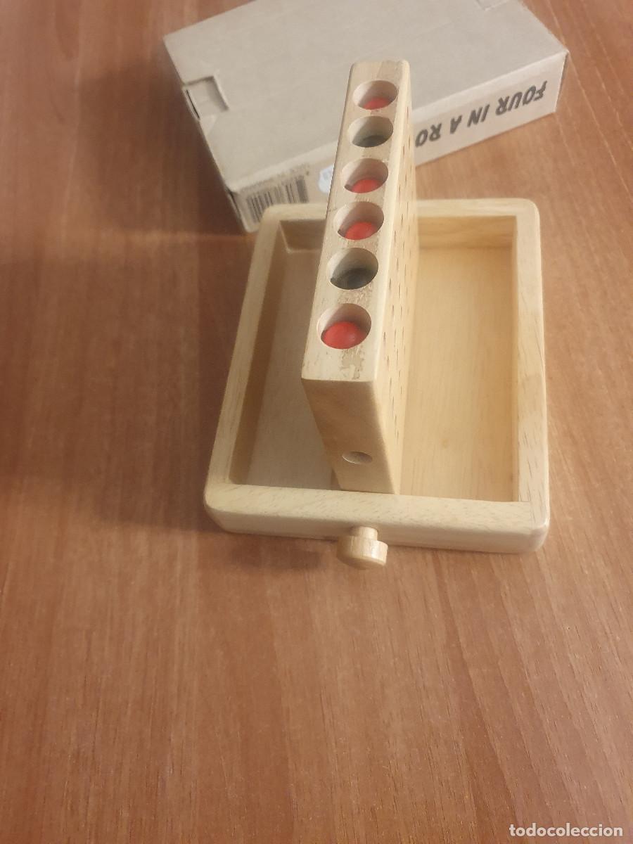 Juegos de mesa: JUEGO 4 EN RALLA DE MADERA. - Foto 3