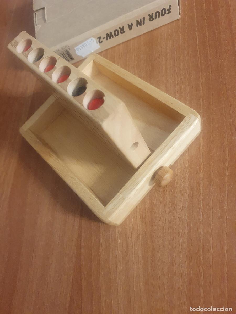 Juegos de mesa: JUEGO 4 EN RALLA DE MADERA. - Foto 4