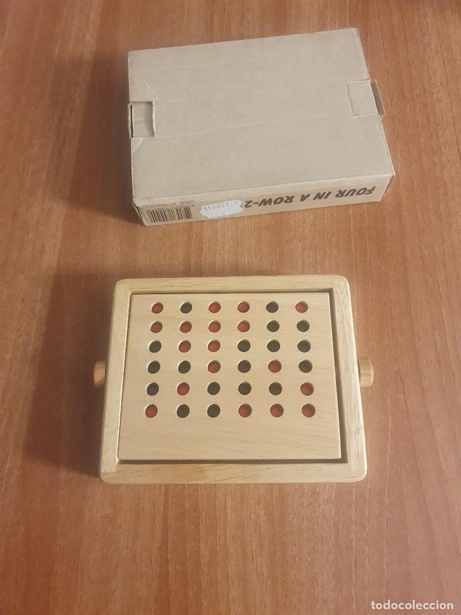 Juegos de mesa: JUEGO 4 EN RALLA DE MADERA. - Foto 5