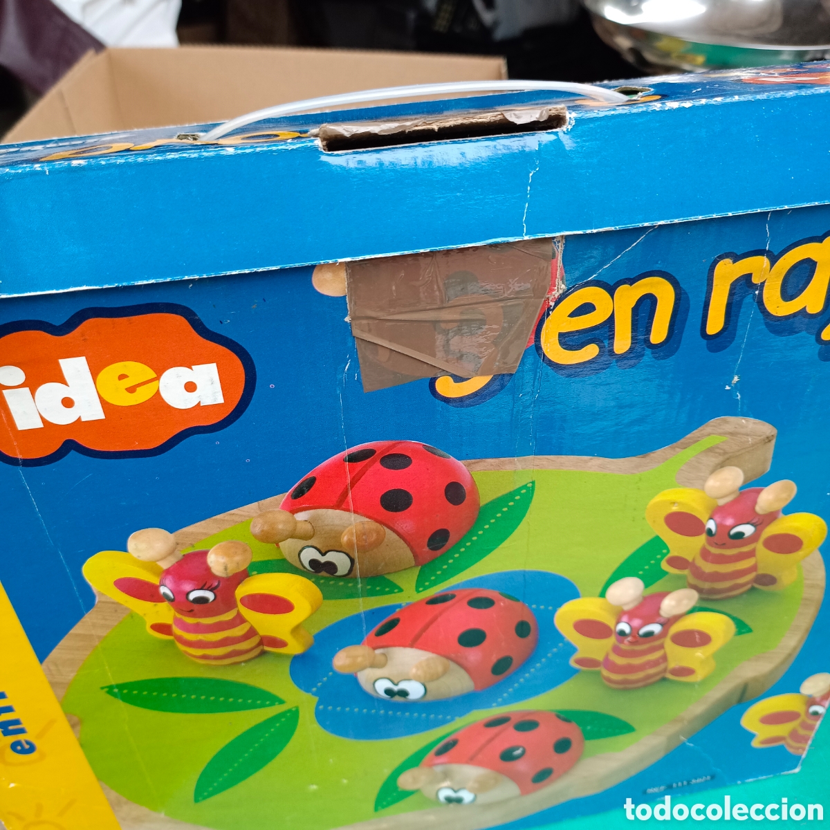 Juegos de mesa: 3 en raya madera decorados Simba - Foto 3