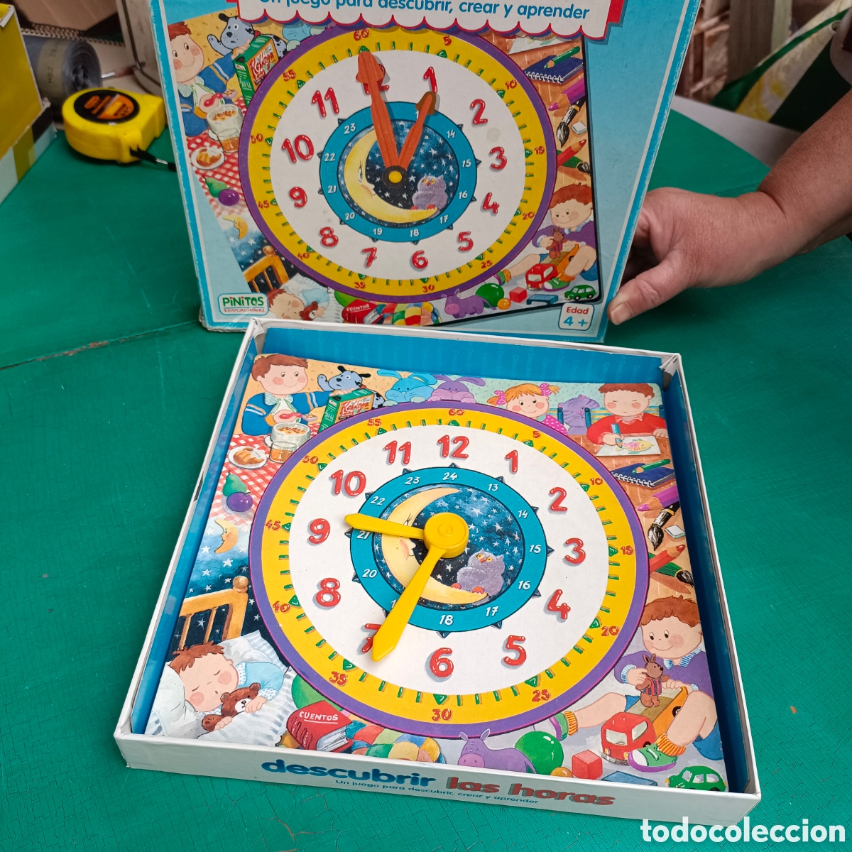 Juegos de mesa: Descubrir las horas juego - Foto 1