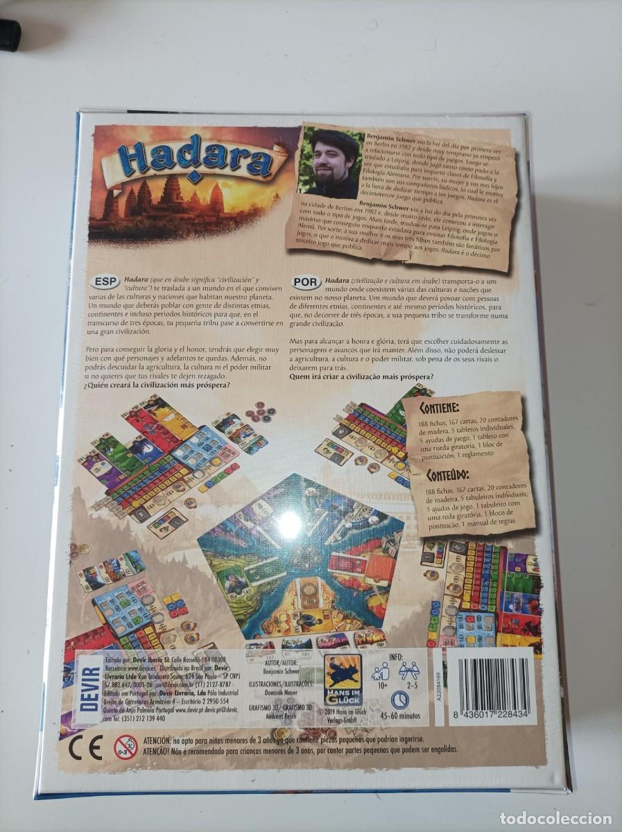 Juegos de mesa: JUEGO DE MESA Hadara de Devir . Benjamin Schwe NUEVO PRECINTADO - Foto 2