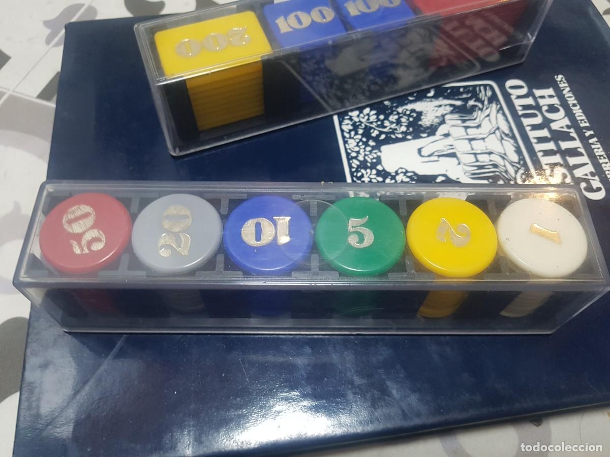 Juegos de mesa: 2 CAJAS DE FICHAS &rdquo; JUGAR AL POQUER &rdquo; - Foto 4
