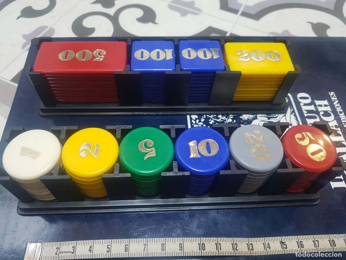 Juegos de mesa: 2 CAJAS DE FICHAS &rdquo; JUGAR AL POQUER &rdquo; - Foto 7