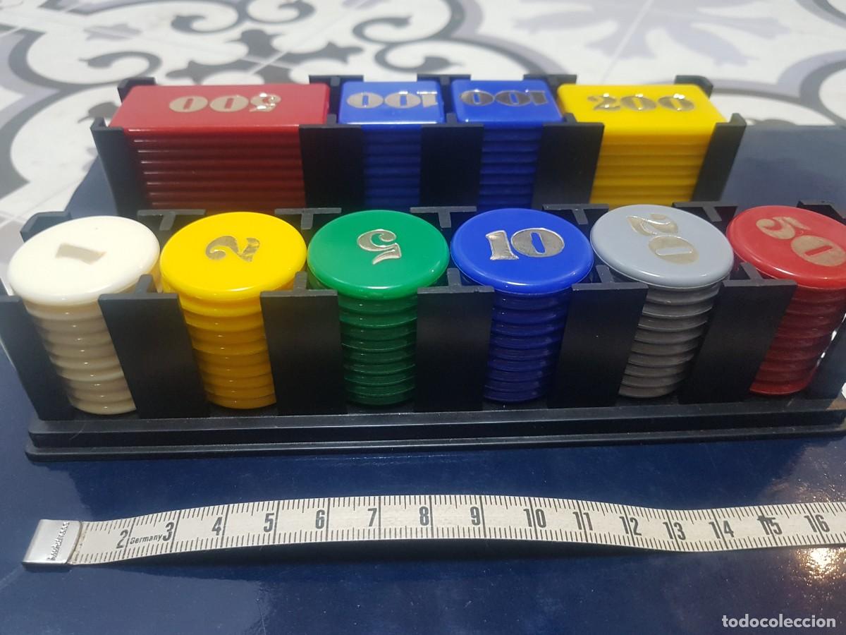 Juegos de mesa: 2 CAJAS DE FICHAS &rdquo; JUGAR AL POQUER &rdquo; - Foto 8