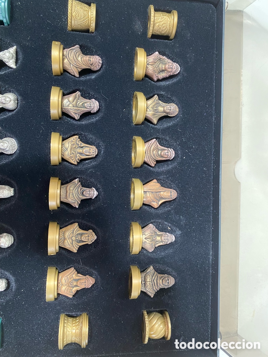 Juegos de mesa: JUEGO AJEDREZ MOROS Y CRISTIANOS BRONCE - Foto 2