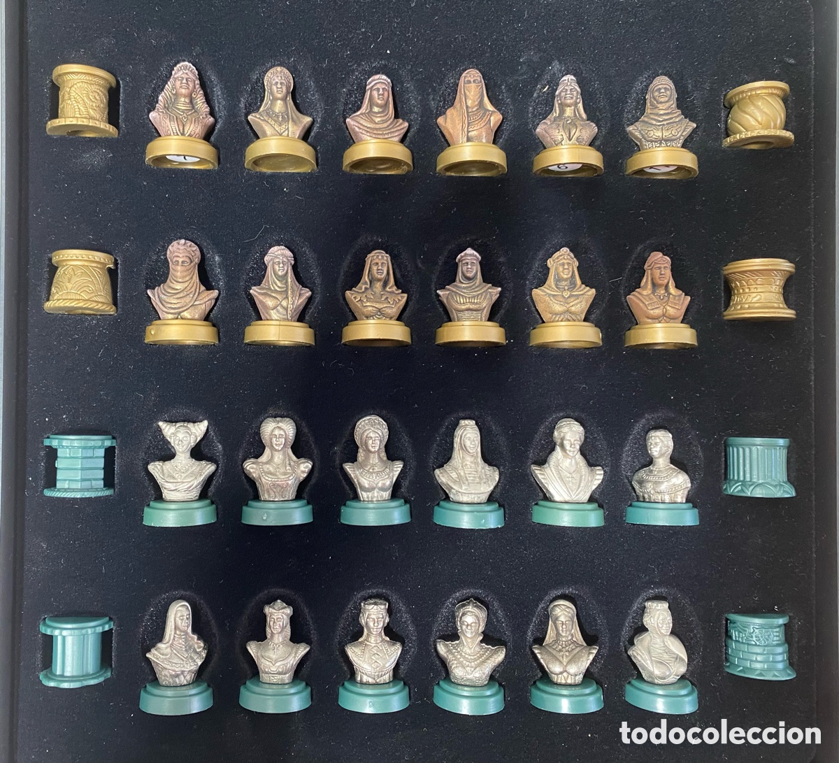 Juegos de mesa: JUEGO AJEDREZ MOROS Y CRISTIANOS BRONCE - Foto 1