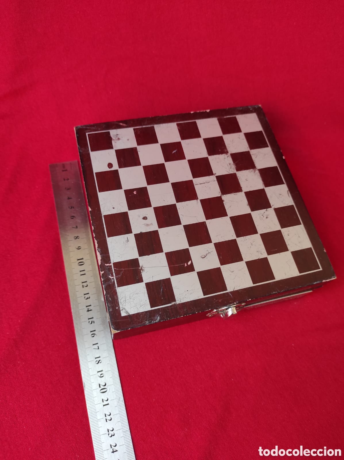 Juegos de mesa: Ajedrez portatil de madera - Foto 3