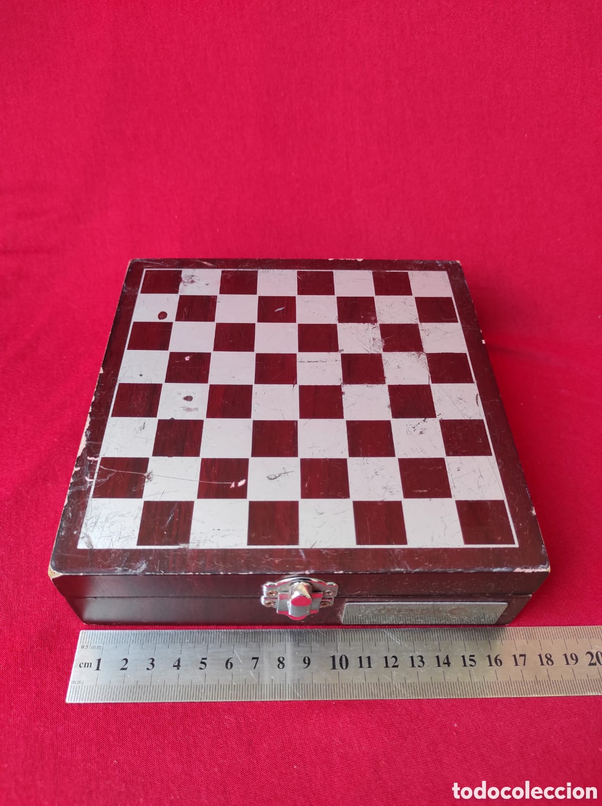 Juegos de mesa: Ajedrez portatil de madera - Foto 4