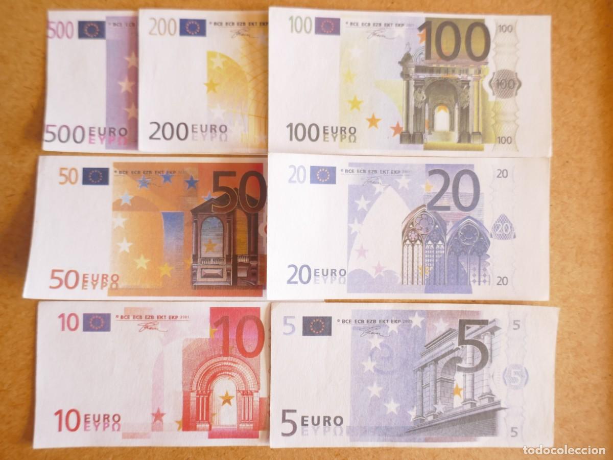 Juegos de mesa: JUEGO DE 7 BILLETES JUEGO *BANCA EUROPAL&Eacute;*