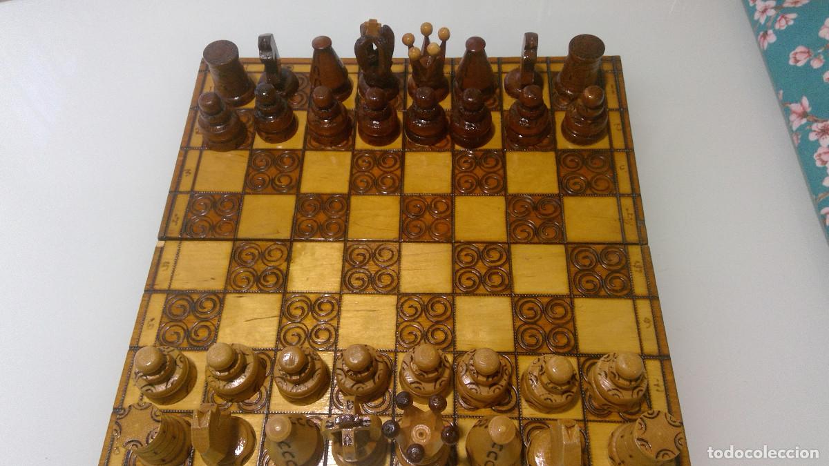 Juegos de mesa: Juego de Ajedrez en madera de haya - Foto 2