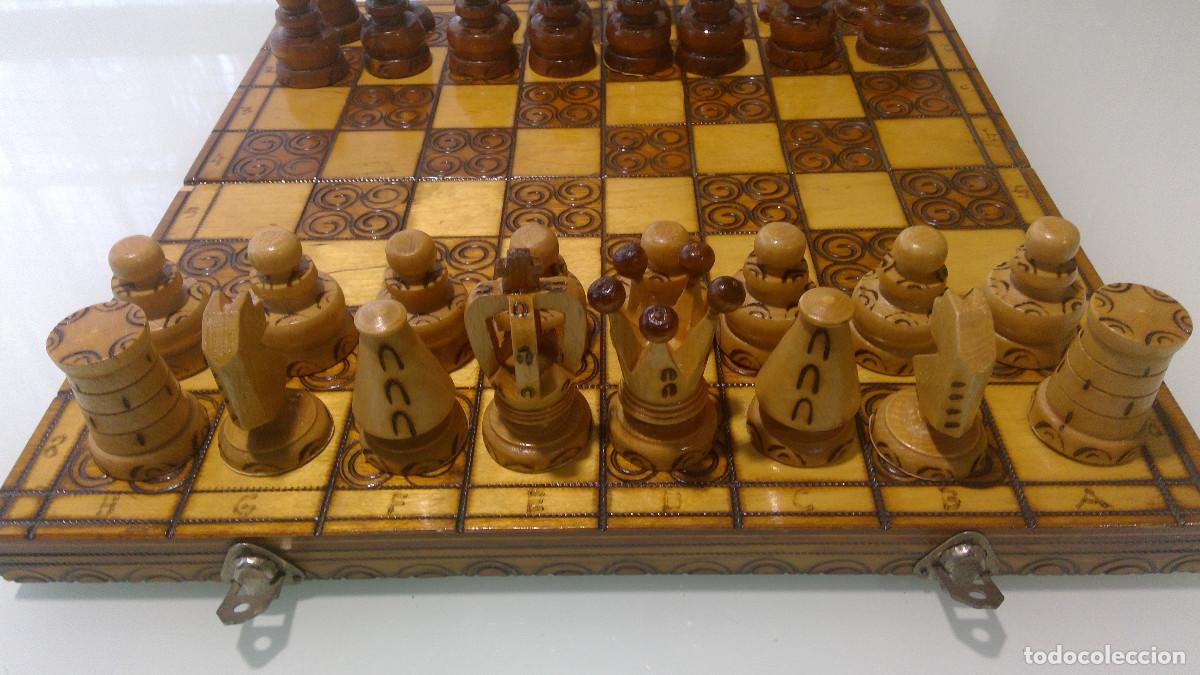 Juegos de mesa: Juego de Ajedrez en madera de haya - Foto 3