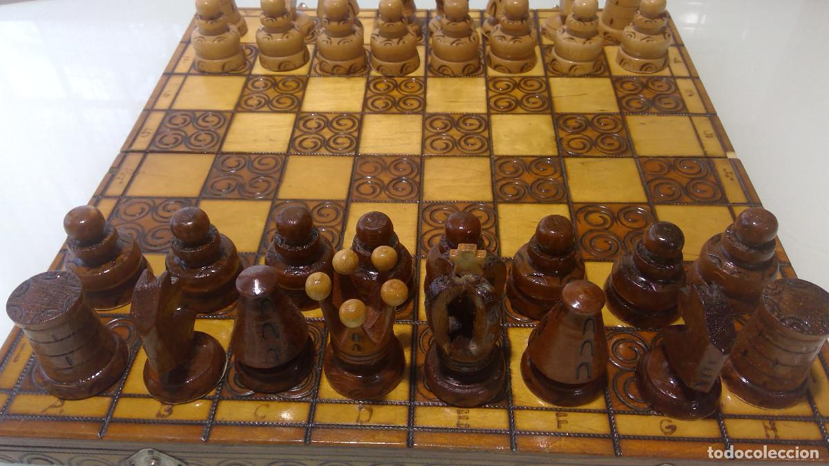 Juegos de mesa: Juego de Ajedrez en madera de haya - Foto 5