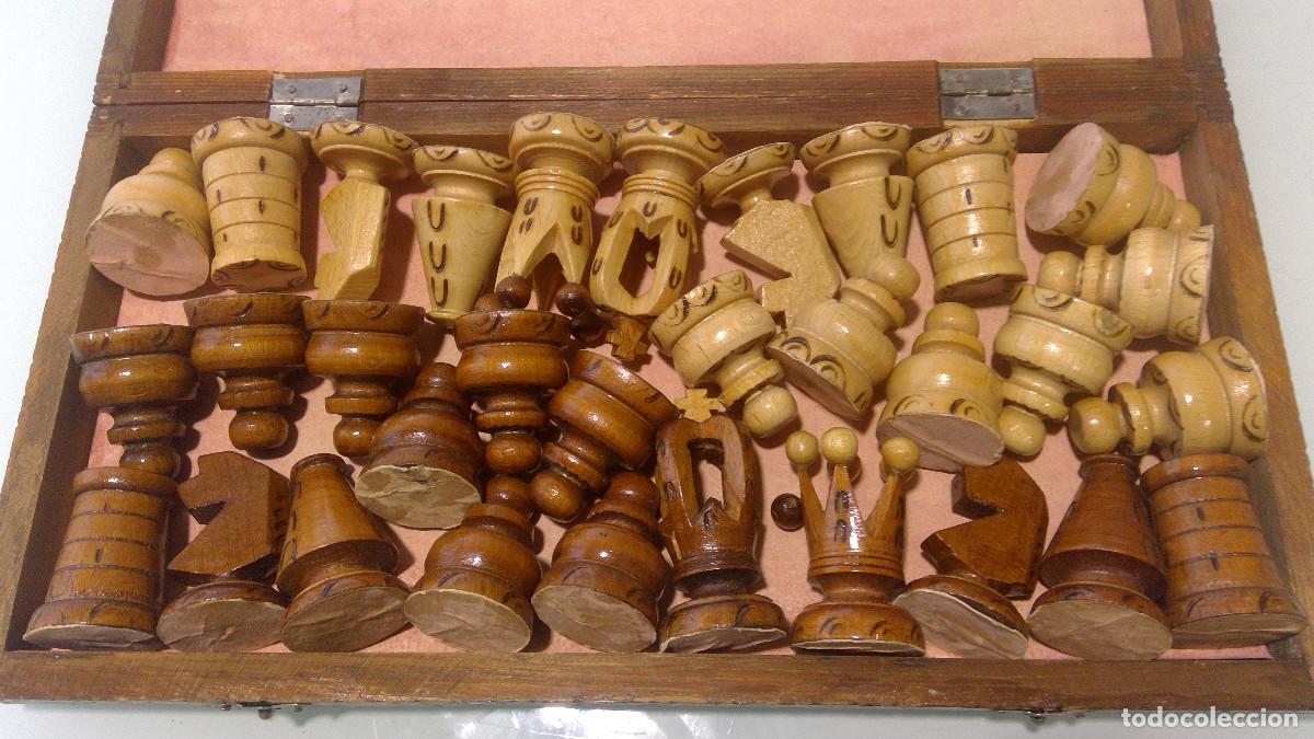 Juegos de mesa: Juego de Ajedrez en madera de haya - Foto 6