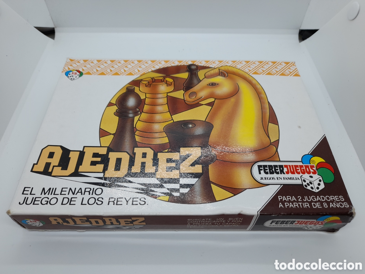 Juegos de mesa: FEBERJUEGOS. AJEDREZ. COMPLETO Y CON INSTRUCCIONES - Foto 1