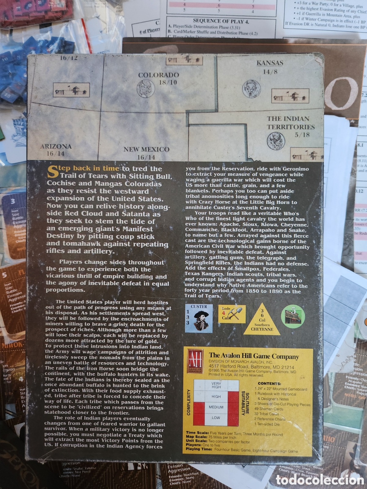 Juegos de mesa: Juego de mesa Geronimo Avalon Hill - Foto 3