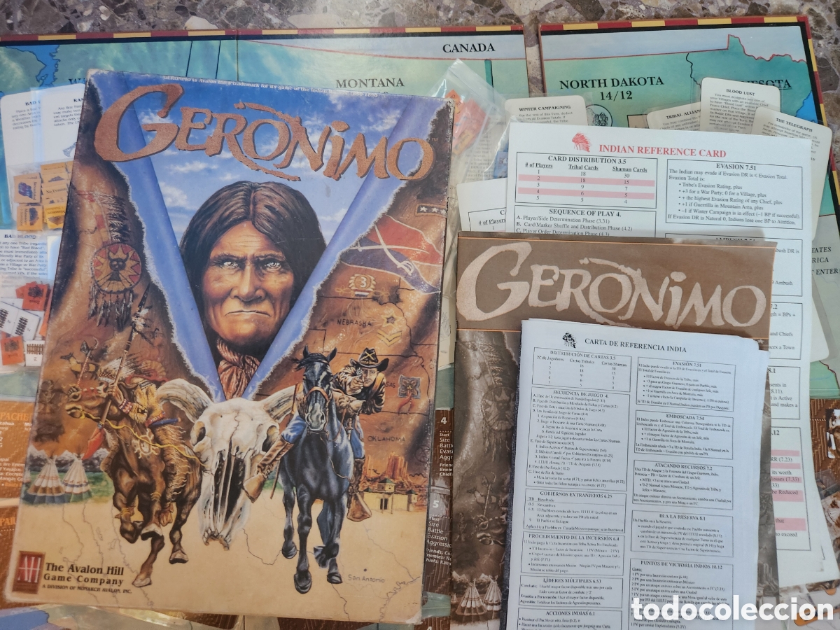 Juegos de mesa: Juego de mesa Geronimo Avalon Hill - Foto 1