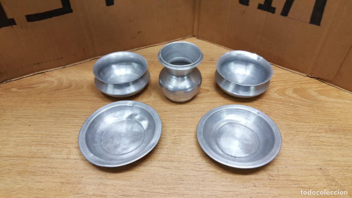 Juegos de mesa: JUEGO DE PLATOS Y TAZAS DE ALUMINIO - Foto 1